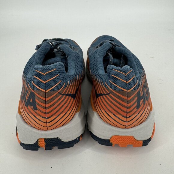 Hoka One One Shoes Mens 10.5 blue orange torrent 2 running sneakers walking - Picture 7 of 10